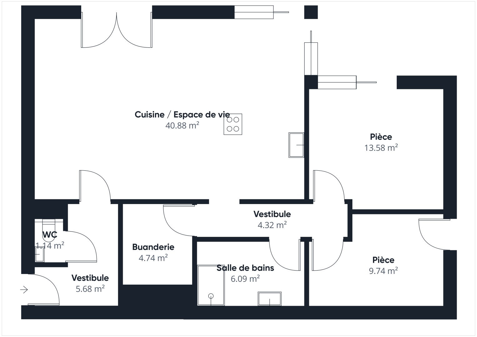 Galerie de 2C Appartement flambant neuf dans la Résidence Montaigne !