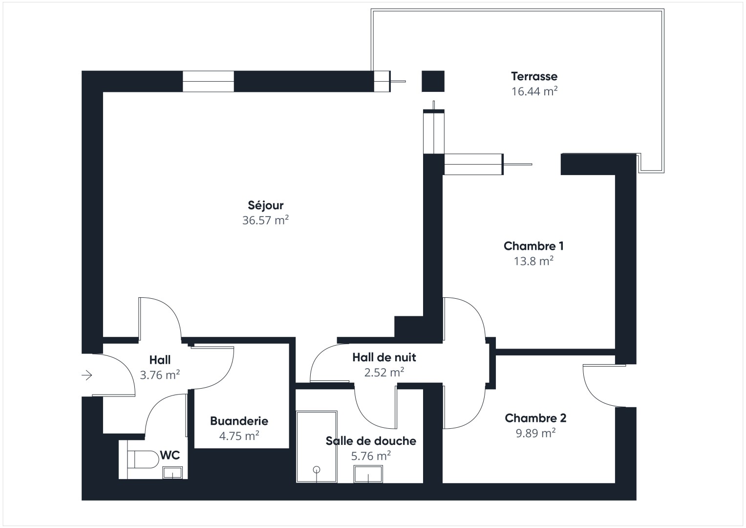 Galerie de 2A Appartement flambant neuf dans la Résidence Montaigne !