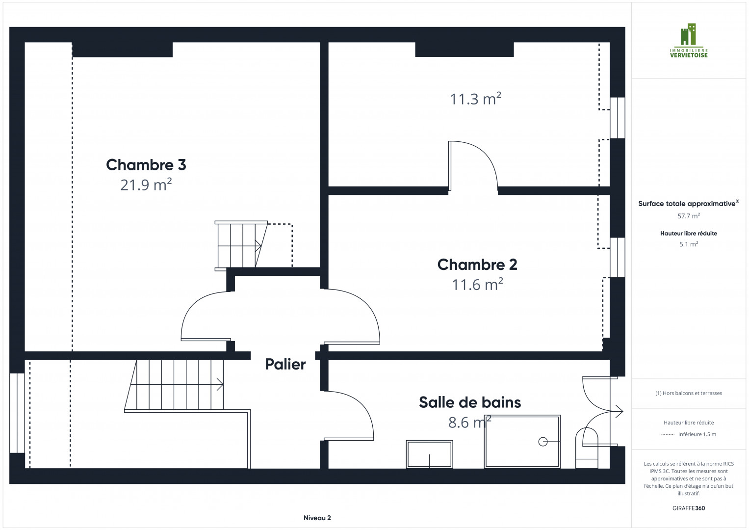Galerie de Superbe duplex 2 chambres
