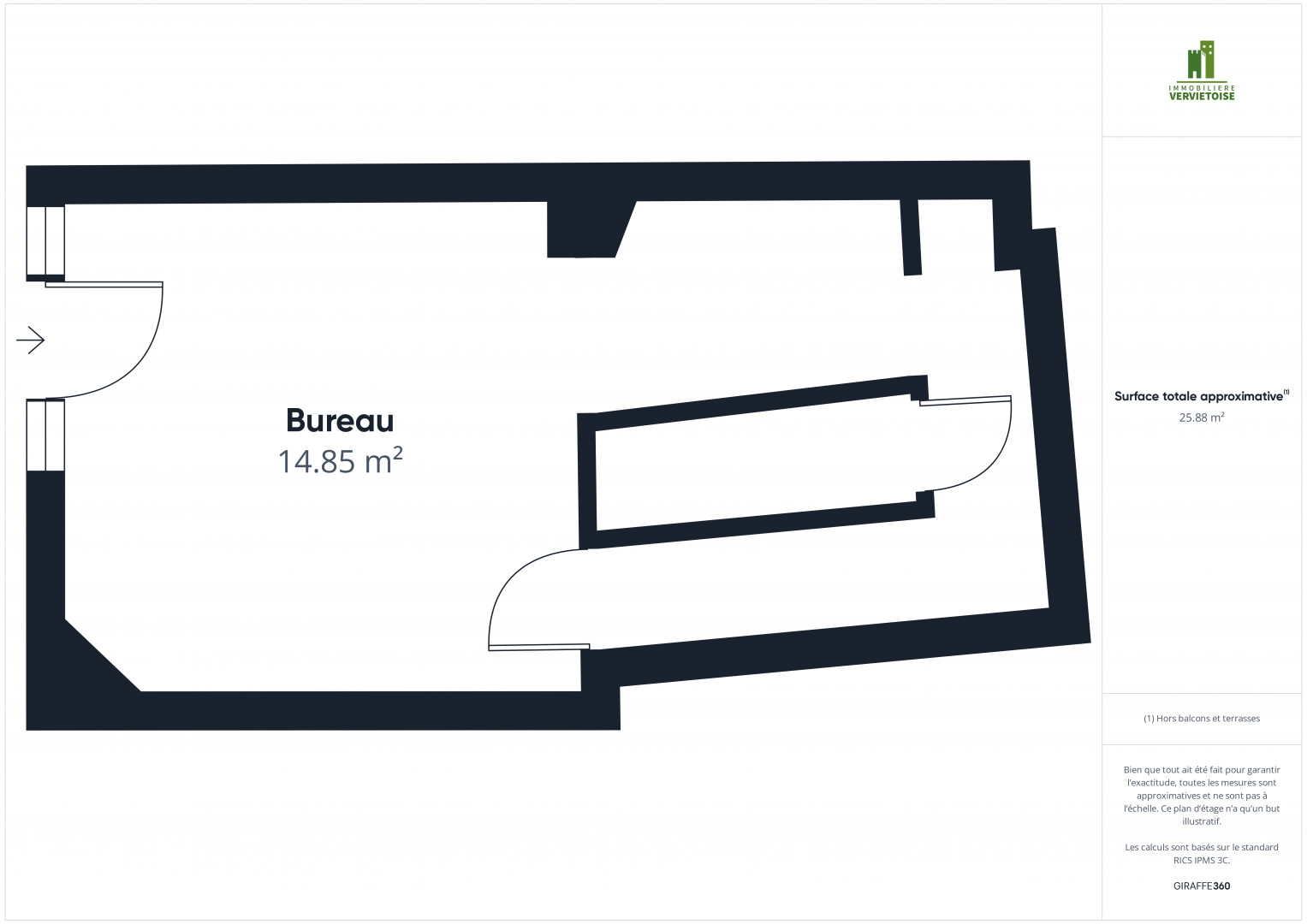 Galerie de Charmante surface commerciale à louer à Verviers