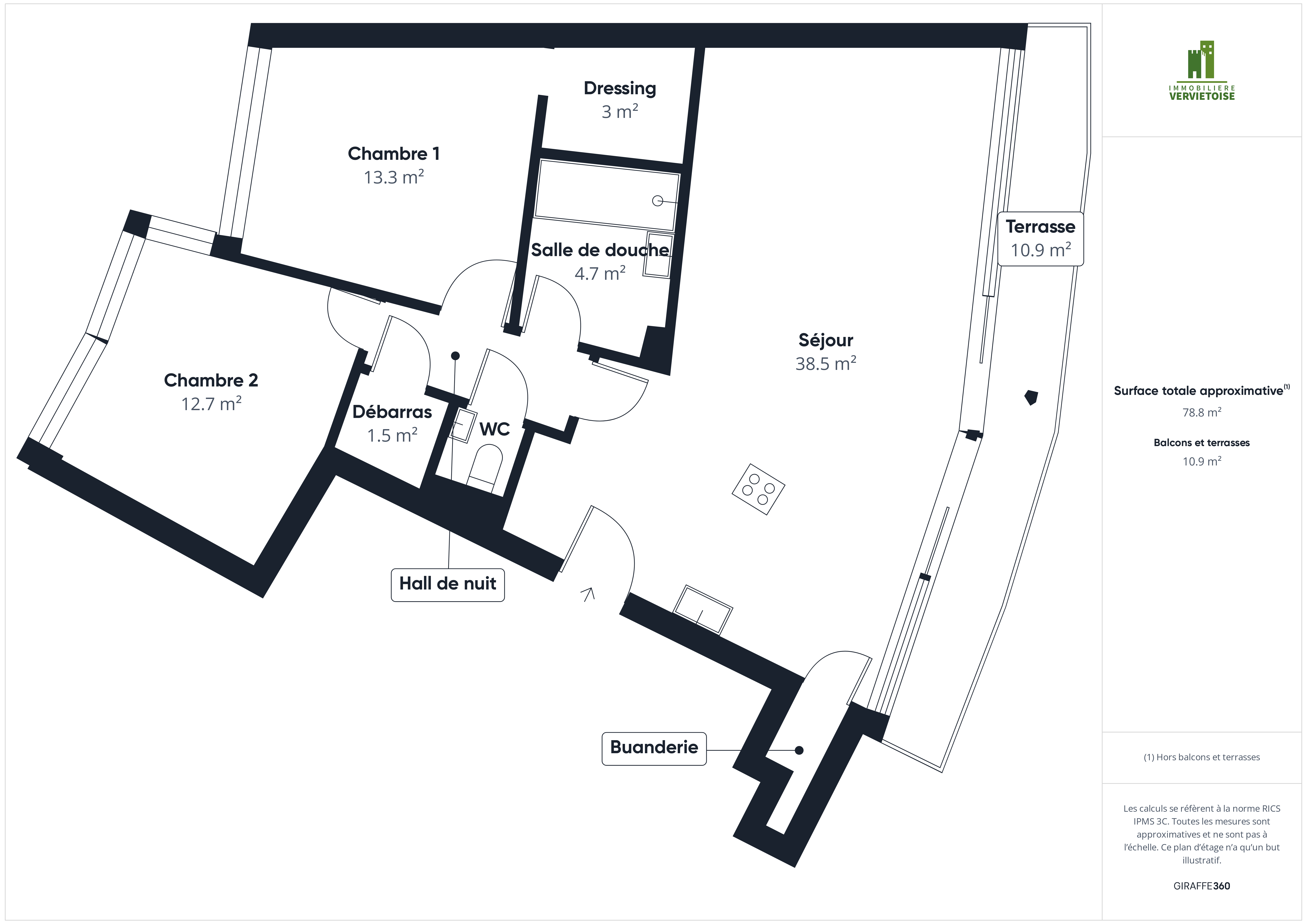 Galerie de Magnifique appartement idéalement situé à Liège